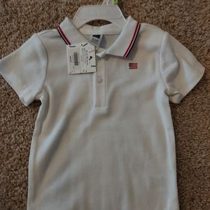 NWT short sleeve onesie Janie And Jack Flag